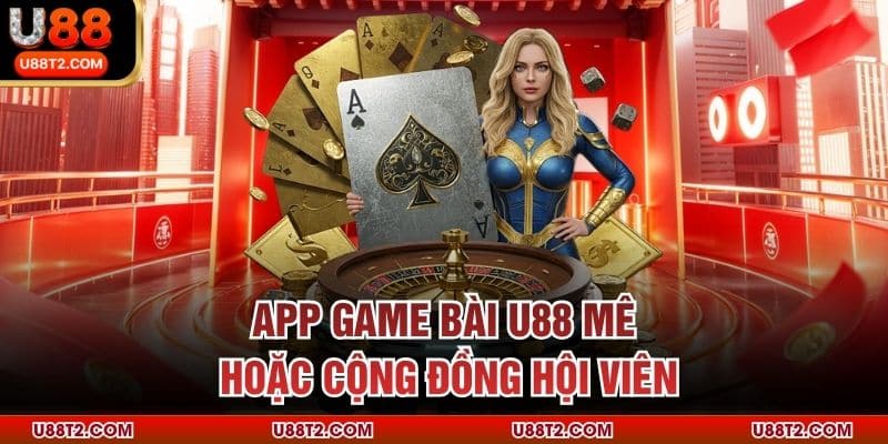 App game bài U88 mê hoặc cộng đồng hội viên