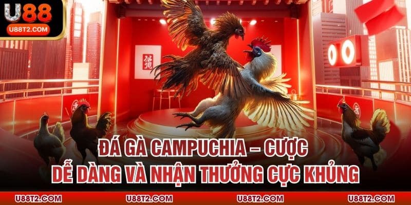 Đá Gà Campuchia – Cược Dễ Dàng Và Nhận Thưởng Cực Khủng